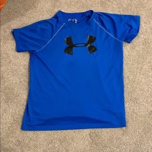 Blue Under Armor Logo Shirt